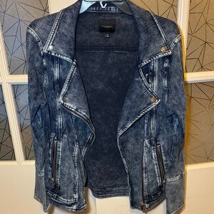 Liverpool Dark Acid Wash Jean Jacket